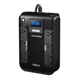 Intelligent LCD CP750LCD, 750VA/420W, 120V, 8 Outlets, Black, Tower UPS