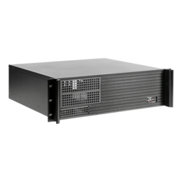 D-313SE-MATX, 2x 5.25&quot;, 5x 3.5&quot;, Drive Bays, No PSU, microATX, Black, 3U Chassis