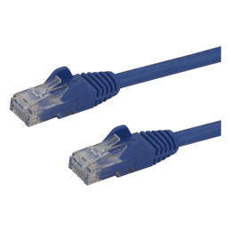 N6PATCH5BL 5ft GbE Snagless RJ45 UTP Cat6 Patch Cable Blue