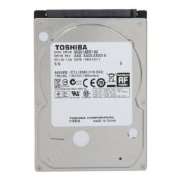1TB MQ01ABD100, 5400-RPM, SATA 3Gb/s, 8MB cache, 2.5-Inch HDD