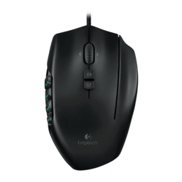 MMO G600, RGB LED, 8200dpi, Wired USB, Black, Laser Gaming Mouse
