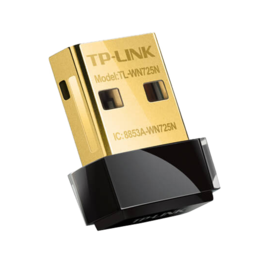 TL-WN725N, External, 2.4GHz, 150 Mbps, USB 2.0, Wireless Adapter