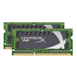 8GB Kit (2 x 4GB) HyperX PnP DDR3L 1600MHz, CL9, SO-DIMM Memory