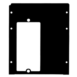 BRT-0103-1 IS-1UxxPD8 bracket for D Storm 3U chassis