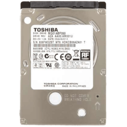 500GB MQ01ABF050, 5400 RPM, SATA 6Gb/s, 8MB cache, 2.5-Inch HDD