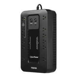 Ecologic EC750G, 750VA/450W, 120V, 12 Outlets, Black, Tower UPS