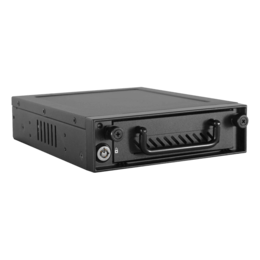 Industrial T-G35-SS Black SAS/SATA 6 Gb/s HDD Hot Swap Cage, 1x 2.5&quot; HDD/SSD, 1x 3.5&quot; Bay
