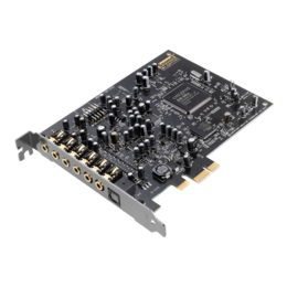 Sound Blaster Audigy Rx, Internal, 7.1 channels, w/ Amplifier, PCI Express 2.0 x1, Sound Card
