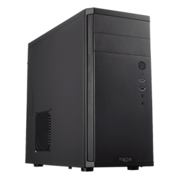 Core 1100, No PSU, microATX, Black, Mini Tower Case