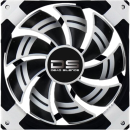 DS 120mm, White LEDs, 1500 RPM, 81.5 CFM, 23.1 dBA, Cooling Fan