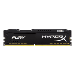 4GB HyperX Fury DDR4 2133MHz, CL14, Black, DIMM Memory