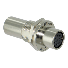 Feed-Thru Adapter, Mini DIN 6, Female / Female