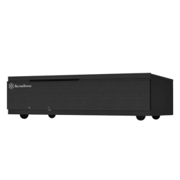 Milo Series SST-ML06B-E, No PSU, Mini-ITX, Black, HTPC Case
