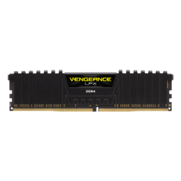 8GB VENGEANCE® LPX DDR4 2666MHz, CL16, Black, DIMM Memory