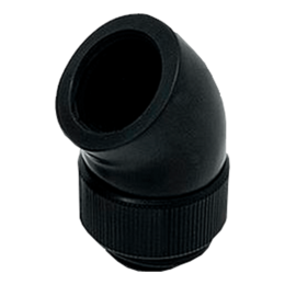 45 High Flow, 45° Adapter, Black, G1/4&quot;