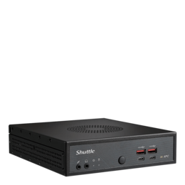 Slim Desktop PC - Shuttle Nano DN11H, Powered by Intel® Core™ Ultra processors (Series 1), Semi-ruggedized Computer