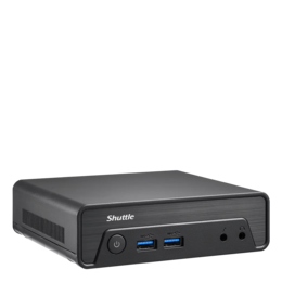 Slim Desktop PC - Shuttle Nano NE10N, Powered by Intel® Alder Lake-N processors and Intel® UHD Graphics, Semi-ruggedized Computer