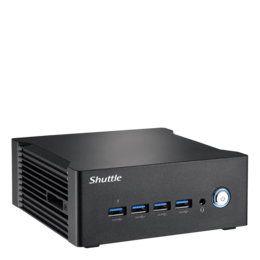 Slim Desktop PC - Shuttle Nano NT10H, Powered by Intel® Core™ Ultra processors (Series 1), Semi-ruggedized Computer