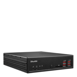 Slim Desktop PC - Shuttle XPC Slim DH32UE, Intel® Pentium® Gold 7505, Custom Semi-ruggedized Quad HDMI Computer