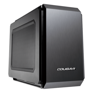 QBX, No PSU, Mini-ITX, Black, Mini Tower Case
