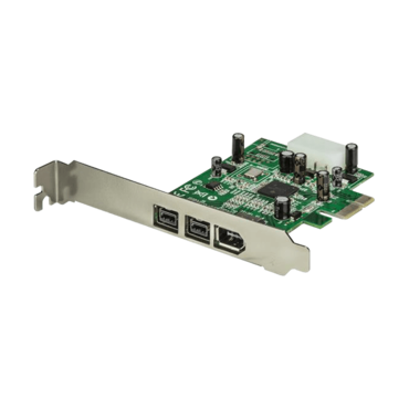 IEEE-1394/FireWire Card, 2/1 ports 800/400Mbps, PCIe 2.0 x1, Retail