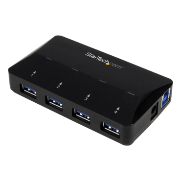 4-Port USB 3.0 Hub plus Dedicated Charging Port - 1 x 2.4A Port