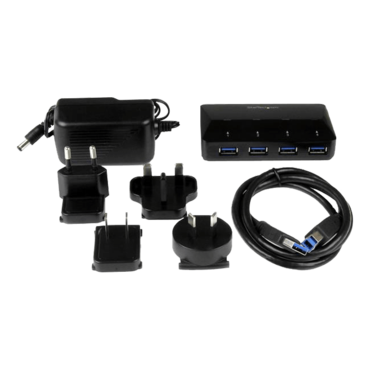 4-Port USB 3.0 Hub plus Dedicated Charging Port - 1 x 2.4A Port