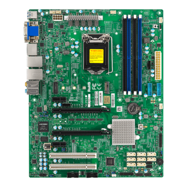 X11SAE-F, Intel C236, LGA 1151, DDR4-2133 64GB ECC UDIMM / 4, HDMI, M.2, USB 3.1, GbLAN / 2, ATX Retail