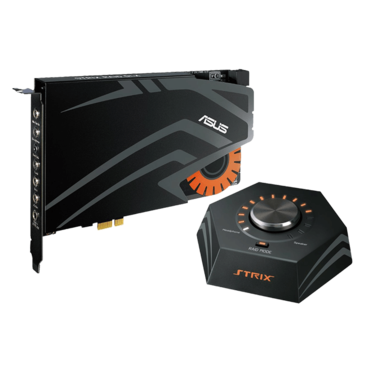 STRIX RAID DLX, 7.1 Channels, 24-bit / 192 kHz, 124 dB SNR, PCIe Sound Card