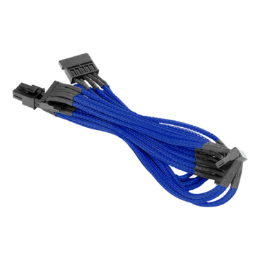 Individually Sleeved SATA Cable – Blue