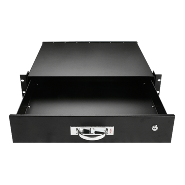 WA-DWR2UB 2U Sliding Drawer with Key Lock