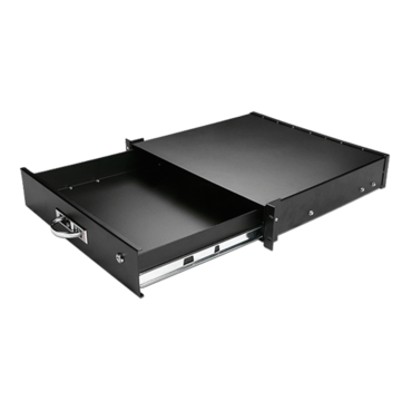 WA-DWR2UB 2U Sliding Drawer with Key Lock