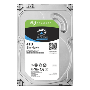 4TB SkyHawk ST4000VX007, 5900 RPM, SATA 6Gb/s, 64MB cache, 3.5-Inch HDD