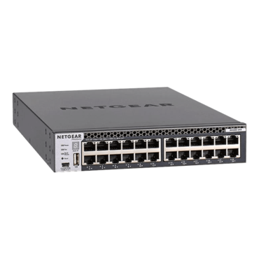 M4300-24X (XSM4324CS), 24x 10GBASE-T RJ45, 4x 10GBASE-X SFP+, Stackable Managed Switch