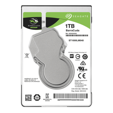 1TB BarraCuda ST1000LM048, 5400 RPM, SATA 6Gb/s, 128MB cache, 2.5&quot; HDD