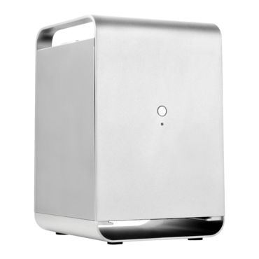 CS01B-HS, 2 x 2.5&quot; Internal, 6 x 2.5&quot; Hotswap Bay, No PSU, Mini-ITX, Silver, Desktop Chassis