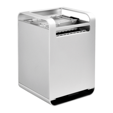 CS01B-HS, 2 x 2.5&quot; Internal, 6 x 2.5&quot; Hotswap Bay, No PSU, Mini-ITX, Silver, Desktop Chassis