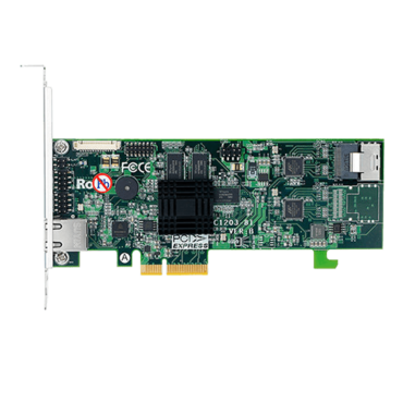 ARC-1203-4i, SATA 6Gb/s, 4-Port, PCIe 2.0 x4, Controller with 512MB Cache, Includes 1x Internal MiniSAS (SFF-8087) Cable