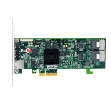 ARC-1203-8i, SATA 6Gb/s, 8-Port, PCIe 2.0 x4, Controller with 512MB Cache, Includes 1x Internal MiniSAS (SFF-8087) Cable