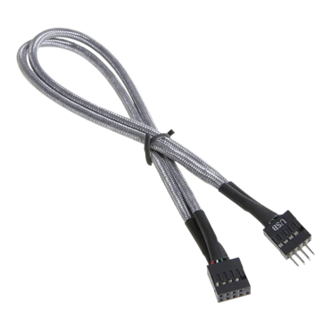 Silver Alchemy Multisleeved USB Extension Cable, 30cm
