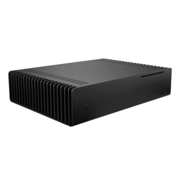 FC9 Fanless, No PSU, Micro-ATX, Black, HTPC Case