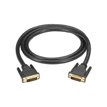 DVI-I Dual-Link Cable, Male to Male, 5-ft