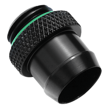 Premium G1/4&quot; &quot;Stubby&quot; High Flow 1/2&quot; Fitting - Black Matte