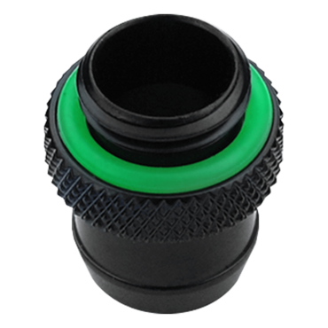 Premium G1/4&quot; &quot;Stubby&quot; High Flow 1/2&quot; Fitting - Black Matte