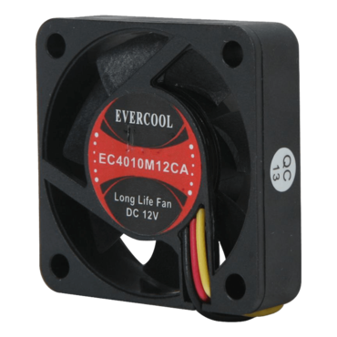 FAN-EC4010M12CA 40mm, 5000 RPM, 5.22 CFM, 21 dBA, Cooling Fan