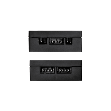 LSB01 Black plastic cover, 1 * RGB 4pin in, Molex power in, 8 * RGB 4pin out ports, included RGB LED strip x2,2 * 300mm male to female & RGB 4pin extend Y cable