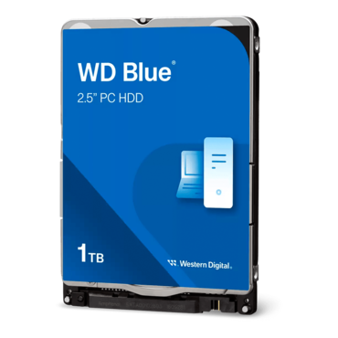 1TB Blue WD10SPZX, 5400 RPM, SATA 6Gb/s, 128MB cache, 2.5&quot; HDD