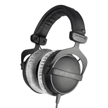 DT-770 Pro 80 Ohm, 3.5mm/6.35mm, Black/Grey, Closed Studio Headphones