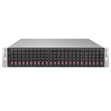 SuperServer 2029P-ACR24H, 2U, Intel C624, 24x SATA/SAS, 16x DDR4, Dual 10Gb Ethernet, 1200W Rdt PSU