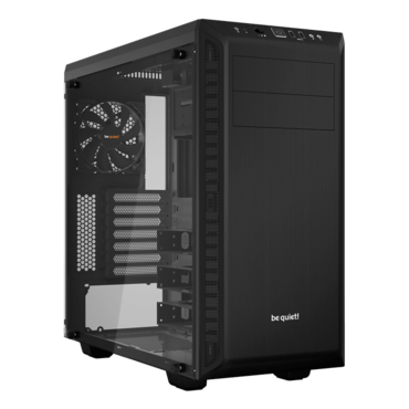 Pure Base 600 Tempered Glass, No PSU, ATX, Black, Mid Tower Case